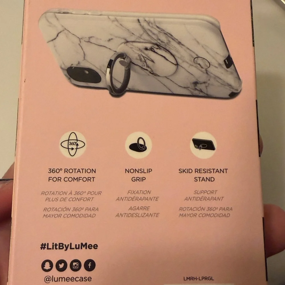 LuMee Cheetah  Design Phone Ring Holder new in box